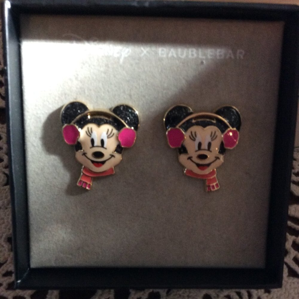 BaubleBar Minnie Mouse Earrings